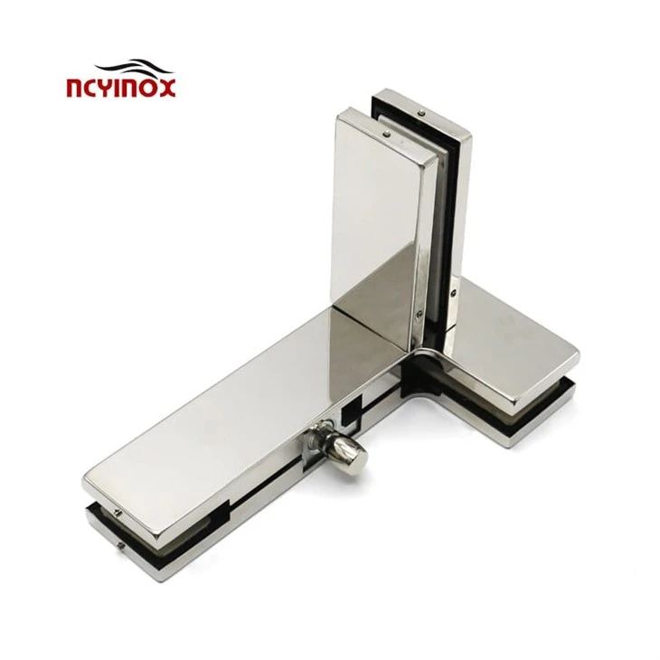 Glass Hardware Clamp Bottom Patch Fitting Glass Door Fitting For Frameless Glass