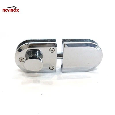 Doppelseitiges Glastürschloss aus Edelstahl