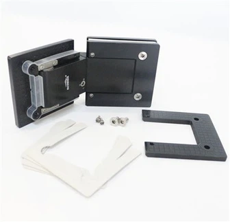 135 Grad mattschwarzes Glas zur Glastür Hydraulische Glastür-Duschscharniere