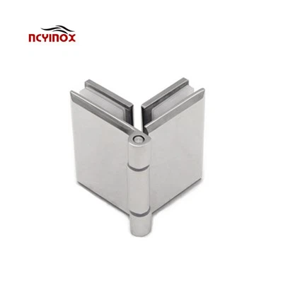 Badezimmerzubehör aus Edelstahl Duschraumscharnier Glas-Scharnier